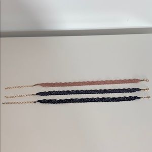 Lace Choker Set